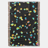 Levendig kleurenpatroon deken (Voorkant Verticaal)