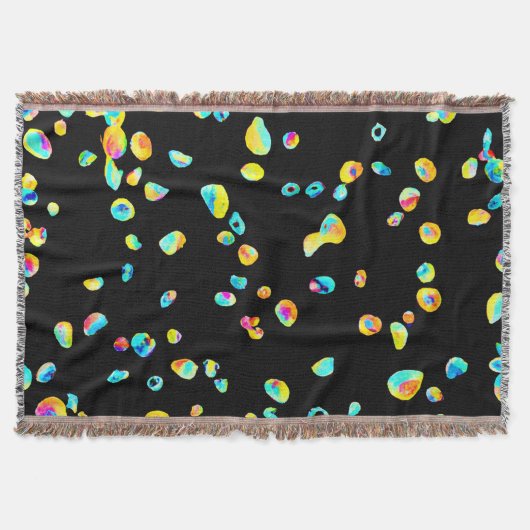 Levendig kleurenpatroon deken (Voorkant)