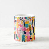 Levendig kleurenpatroon koffiemok (Center)