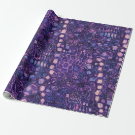 Levendig Kleurrijk Abstract Bloemmotief Cadeaupapier