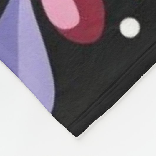 Levendig kleurrijk abstract bloemontwerp fleece deken (Hoek)