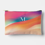 Levendig kleurrijk abstract eenvoudig monogram etui (Voorkant)