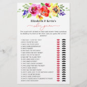 Levendig Kleurrijk Bloemen Vrijgezellenfeest Schoe (Voorkant)