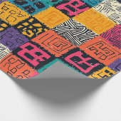 Levendig kleurrijk doospatroon (1) cadeaupapier (Hoek)