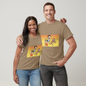 Levendig Kleurrijk Kunst T-shirt (Unisex)
