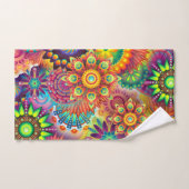 Levendig kleurrijk Mandalas Patroon Handdoek (Handdoek)