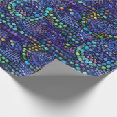 Levendig Kleurrijk Mozaïek Tegel Patroon Cadeaupapier (Hoek)