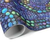 Levendig Kleurrijk Mozaïek Tegel Patroon Cadeaupapier (Rol Hoek)