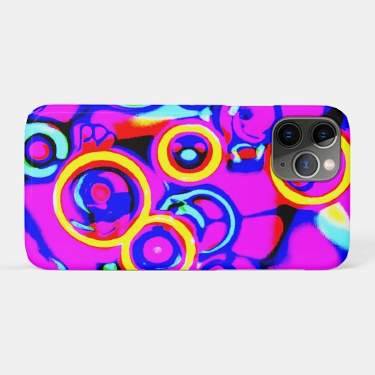 Levendig kleurrijk neonpatroon Case-Mate iPhone case (Achterkant (horizontaal))