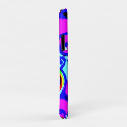 Levendig kleurrijk neonpatroon Case-Mate iPhone case (Achterkant/rechts)