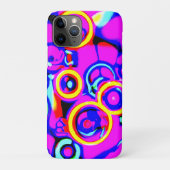 Levendig kleurrijk neonpatroon Case-Mate iPhone case (Achterkant)
