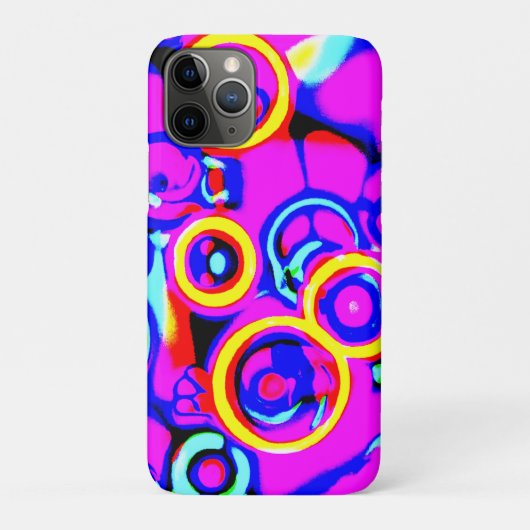 Levendig kleurrijk neonpatroon Case-Mate iPhone case (Achterkant)