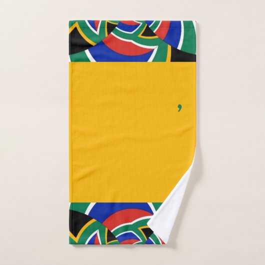 Levendig kleurrijk Zuid-Afrikaans Bad Handdoek (Handdoek)