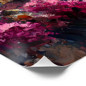 Levendig koraalrif met tropische vissen perfect poster (Hoek)