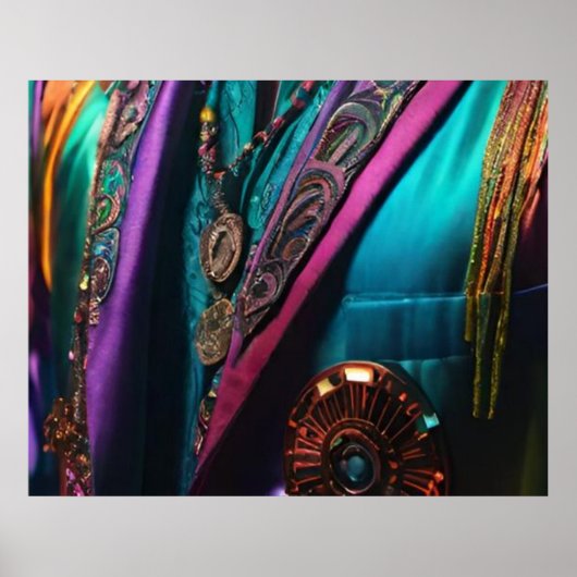 levendig kostuum poster (Voorkant)