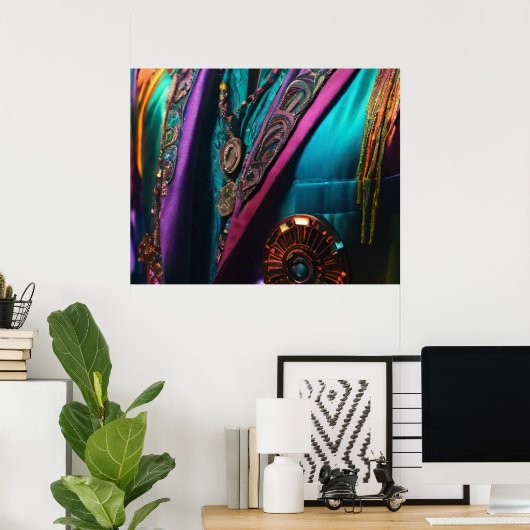 levendig kostuum poster (Thuiskantoor)