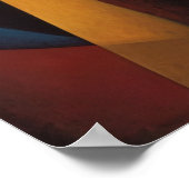 Levendig kubisme Vrouw Portret Picasso Braque Poster (Hoek)