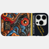 Levendig kunstwerk met opvallend oogdetail Case-Mate iPhone case (Achterkant (horizontaal))