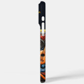 Levendig kunstwerk met opvallend oogdetail Case-Mate iPhone case (Achterkant / Links)