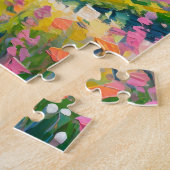 Levendig landelijk landschap met Koeien Legpuzzel (Zijkant)