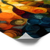 levendig landschap poster (Hoek)