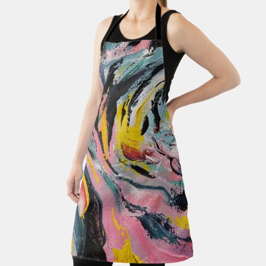 Levendig Lente Festival Canvas Schort (Insitu)