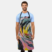 Levendig Lente Festival Canvas Schort (Gedragen)