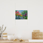 Levendig Lentewijd Landschapschilderij in Olieverf Poster (Keuken)