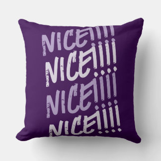 Levendig "LEUK!!!!" Patroon decoratief kussen