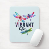Levendig Leven - Artistieke Dragonfly Muismat (Met muis)