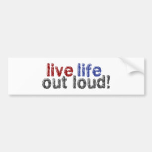 Levendig leven bumpersticker