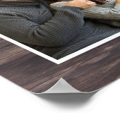 Levendig leven met jou 7 Foto Collage | Rustisch h Poster (Hoek)