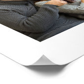 Levendig leven met jou 7 Foto Collage | wit Poster (Hoek)