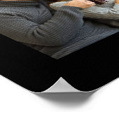 Levendig leven met jou 7 Foto Collage | Zwart Poster (Hoek)