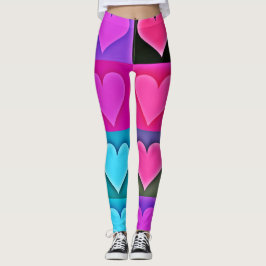 Levendig Liefdespalet: Hartzaligheid Leggings
