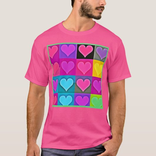 Levendig Liefdespalet: Hartzaligheid T-shirt (Voorkant)
