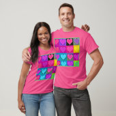 Levendig Liefdespalet: Hartzaligheid T-shirt (Unisex)
