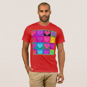 Levendig Liefdespalet: Hartzaligheid T-shirt (Voorkant volledig)