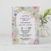 Levendig Lijst van Spring Blossoms Vrijgezellenfee Kaart (Staand voorkant)