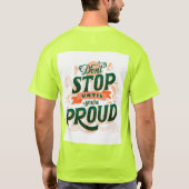 Levendig Limoen Mannen T-Shirt – Opvallen in stijl (Achterkant)