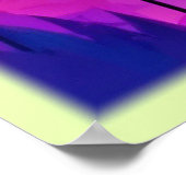 Levendig maanverlicht bos poster (Hoek)