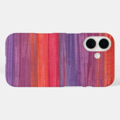 Levendig Magenta en Paarse Abstracte Olieverf Case-Mate iPhone Case (Achterkant (horizontaal))