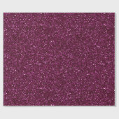 Levendig Magenta Glans Roze Glitter Patroon Cadeaupapier (Vlak)