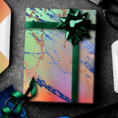 Levendig Marmer | Kleurrijk Krachtig Pastel Waterv Cadeaupapier