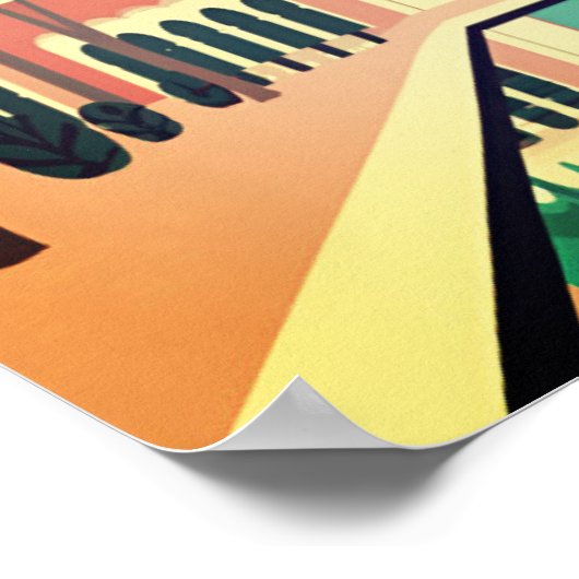 Levendig Marrakech: Wall Art Poster (Hoek)