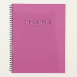 Levendig massief roze planner<br><div class="desc">levendige massief roze Planner. Hex kleurcode #CB649C</div>