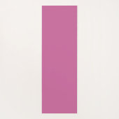 Levendig massief roze yogamat (Achterkant)