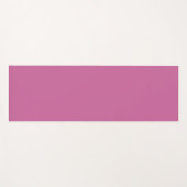 Levendig massief roze yogamat (Voorkant (horizontaal))