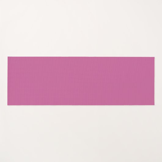 Levendig massief roze yogamat (Voorkant (horizontaal))