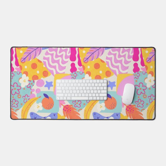 Levendig Maxi Patchwork Bureaumat (Keyboard & Muis)